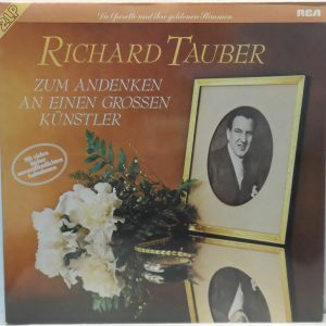 Richard Tauber – In Memory of Great Artists 2LP Vocal Classical WEBER WAGNER