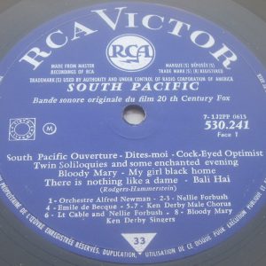 Rodgers & Hammerstein South Pacific RCA 530.241 LP France 50’s