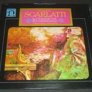 SCARLATTI – 16 Sonatas for Harpsichord LUCIANO SGRIZZI Nonesuch H-71094 lp EX