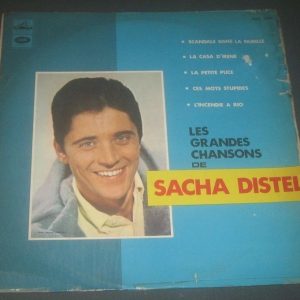 Sacha Distel – Les Grandes Chansons Israeli 1st Press LP Israel 60’s RARE !