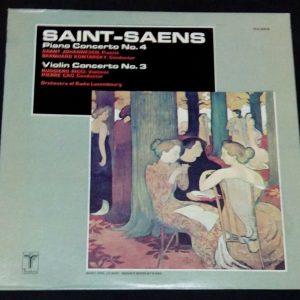 Saint-Saens Piano / Violin Concertos  Johannesen Ricci Kontarsky Cao VOX lp EX