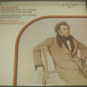 Schubert Death & The Maiden Allegri String Quartet ARGO ZK 77 LP EX