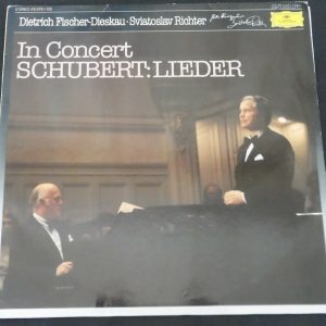 Schubert ‎– Lieder Fischer-Dieskau Piano Svjatoslav Richter DGG 410 979-1 lp ex