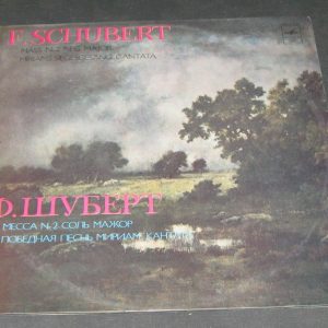 Schubert – Mass 2 in G , Siegesgesang MININ , GERASIMOVA  LIUBIMOV  Melodiya lp