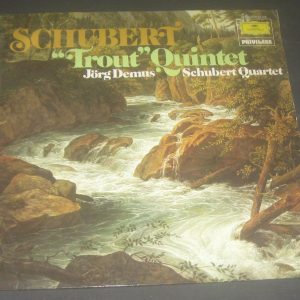 Schubert Piano quintet Sonatina For Violin Piano Klien Demus Schneiderhan DGG LP