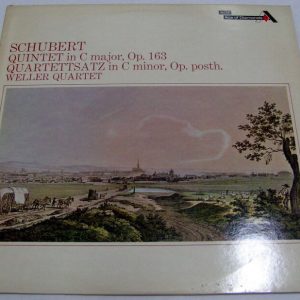 Schubert – Quintet in C Major QUARTETTSATZ WELLER QUARTET DECCA AOD SDD 441