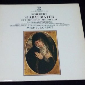 Schubert ‎– Stabat Mater / Offertorium / Magnificat Corboz Erato STU 71262 lp