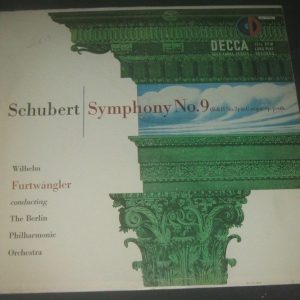 Schubert Symphony No. 9 Furtwangler DECCA – Gold Label DL-9746 LP 50’s