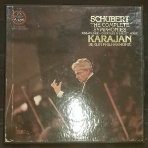 Schubert The Complete Symphonies Karajan Angel SE-3862 5 lp Box