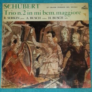 Schubert – Trio No. 2 Busch Serkin HMV COLH 43 LP 1963