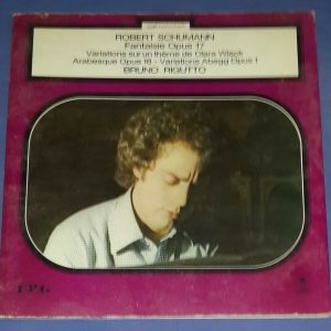 Schumann Fantasies for piano Etc Bruno Rigutto – Piano  IPG 7432 Gatefold LP