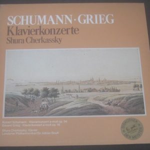 Schumann / Grieg – Piano Concerto Cherkassky / Boult Eurodisc 87 690 XAK LP EX