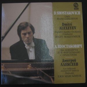 Shostakovich Piano Concertos No. 1 / 2 ALEXEYEV / MAKSYMIUK lp Digital