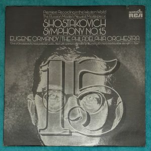 Shostakovich Symphony No. 15 Ormandy  RCA  ARD1-0014 LP EX