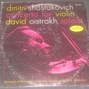 Shostakovich Violin Concerto Oistrakh / Mravinsky Monitor MCS 2014 LP