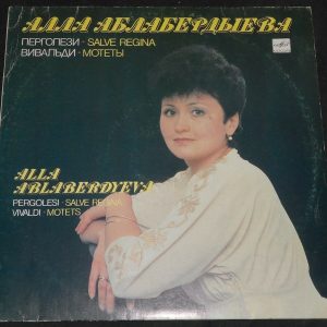 Soprano Alla Ablaberdyeva  Pergolesi Vivaldi Melodiya C10 29061 006 USSR lp ex