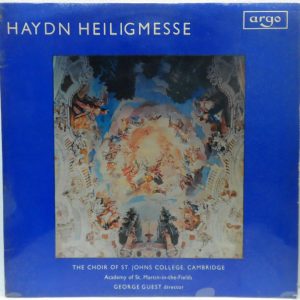 St John’s College Choir / George Guest HAYDN – Heiligmesse LP Argo ZRG 542