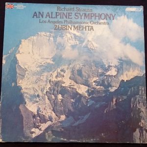 Strauss An Alpine Symphony Zubin Mehta ‎ London CS6981 LP