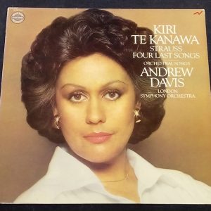 Strauss Four Last Songs   Andrew Davis Kiri Te Kanawa  Columbia  M 35140 LP EX