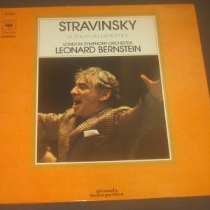 Stravinsky Le Sacre Du Printemps Bernstein CBS 76104 Gatefold LP EX