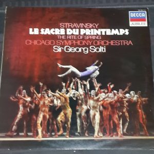 Stravinsky Le Sacre Du Printemps  Georg Solti Decca 410 169-1 lp EX