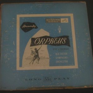 Stravinsky Orpheus ( Ballet In Three Scenes )  RCA  LM 1033 LP