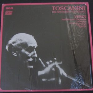 TOSCANINI – VERDI : Preludes And Choruses  RCA VL 46015 lp HALF SPEED MASTERING