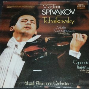 Tchaikovsky Violin Concerto Capriccio Spivakov Kosler Smetacek Vanguard lp ex