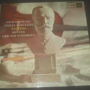 Tchaikovsky Violin Concerto Heifetz / Reiner RCA 630.641 lp 1962 EX