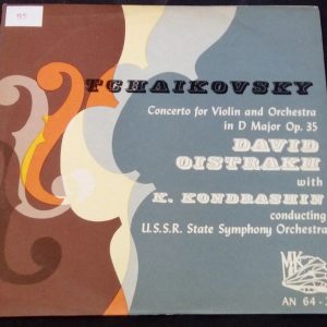 Tchaikovsky Violin Concerto Oistrakh – kondrashin MK 3820 LP