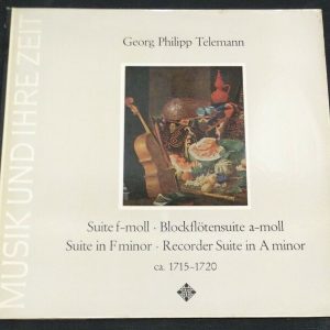 Telemann  Suite In F Minor Harnoncourt  Telefunken ‎– SAWT 9507-A lp EX