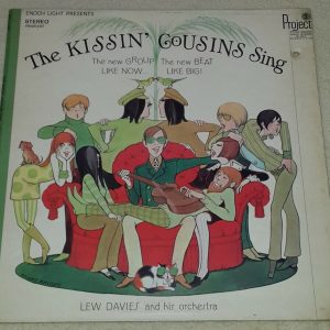 The Kissin’ Cousins Sing With Lew Davies Project 3 LP EX