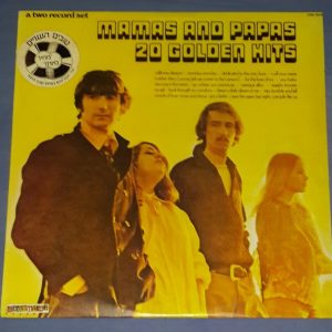 The Mamas & The Papas – 20 Golden Hits ABC DSX-50145 Israel 2 LP Israel 1973 EX