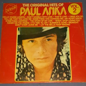 The Original Hits Of Paul Anka Volume 2 Embassy – EMB 31111  Israeli LP Israel