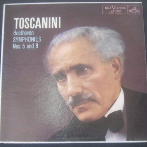 Toscanini – Beethoven Symphonies Nos. 5 & 8 RCA Victor LM-1757 lp