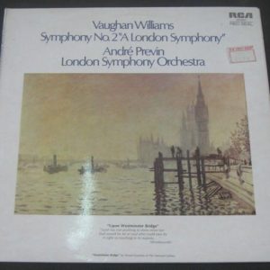 VAUGHAN WILLIAMS – Symphony No. 2 / ANDRE PREVIN RCA SB 6860 lp EX