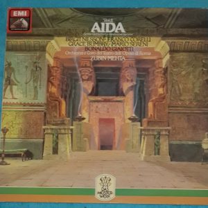 Verdi ‎- Aida (Grosser Querschnitt ) – Zubin Mehta HMV LP EX