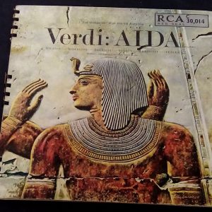 Verdi ‎– Aida Perlea   Milanov Bjoerling Barbieri   RCA C 30,014 3 LP  RARE !