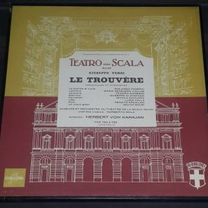 Verdi : Le Trouvere Callas Di Stefano Karajan Columbia FCX 763 – 765 3 LP Box EX
