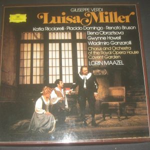 Verdi ‎– Luisa Miller Maazel Obraztsova DGG 2709 096 3 LP BOX