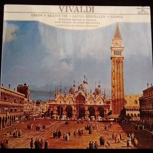 Vivaldi Choral Works  Ferenc Szekeres   Hungaroton ‎– SLPX 11695 LP EX