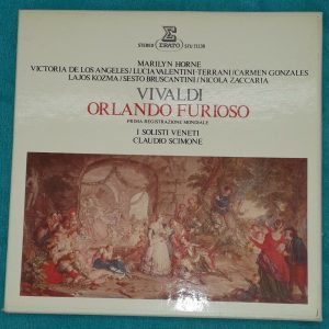Vivaldi ‎- Orlando Furioso I SOLISTI VENETI SCIMONE Erato ‎STU 71138 3 lp Box