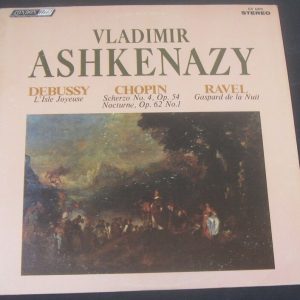 Vladimir Ashkenazy – Debussy , Chopin , Ravel London ffrr CS 6472 lp EX