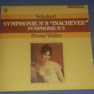 WALTER – Schubert Symphony No 8 & 5 CBS 60034 LP EX