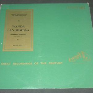 WANDA LANDOWSKA Harpsichord – SCARLATTI SONATAS – HMV COLH 304 lp EX