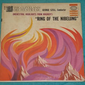 Wagner : Ring Of The Nibelung highlights Szell Epic Gold label LC 3321 LP 50’s
