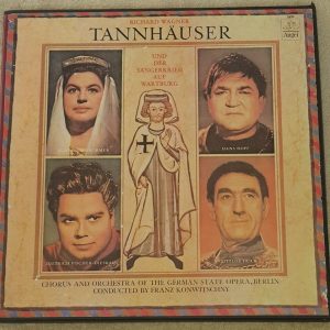 Wagner – Tannhauser Fischer-Dieskau  Konwitschny Angel 3620D/L 4 LP Box EX