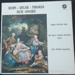 Wanausek –  Haydn – Leclair – Pergolesi Flute Concertos VOX  lp EX