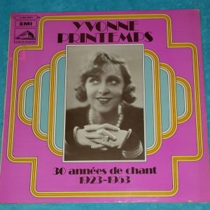 Yvonne Printemps – 30 Years Of Chant 1923-1953  Emi C 064-10811 LP