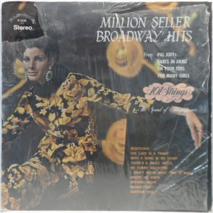 101 Strings – Million Seller Broadway Hits LP Pal Joey / Babes In Arms etc